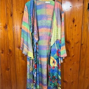 🌈Water Color floral spellbound kimono from Kantha Bae